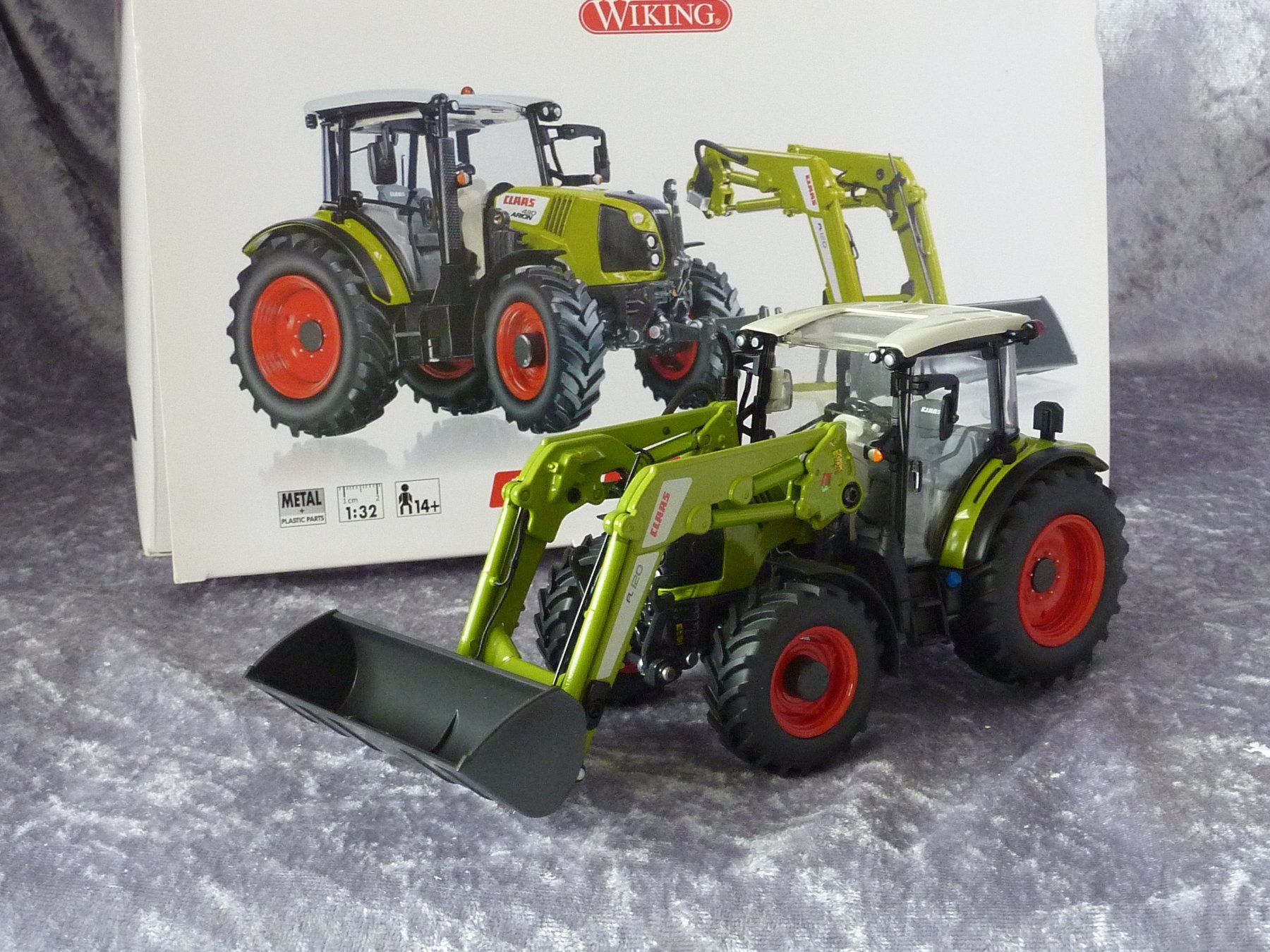 Wiking Kit di modellismo & Modellini statici: Claas Arion 430 mit Frontlader 120  1:32 – Nuovo (secondo la descrizione) da Dürrenäsch venduto da modellautos4you