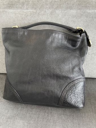 Vintage Gucci Hobotasche, Leder, Dunkelbraun, WIE NEU