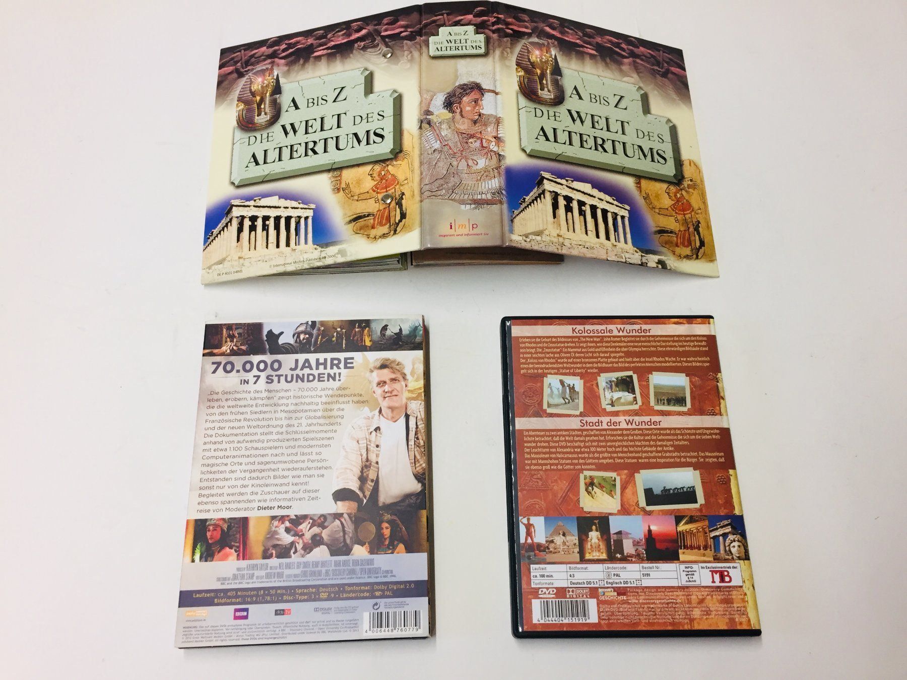 Alle DVDs: Geschichte der Menschen + 7 Weltwunder – Gebraucht aus Schaffhausen von sparzone 3