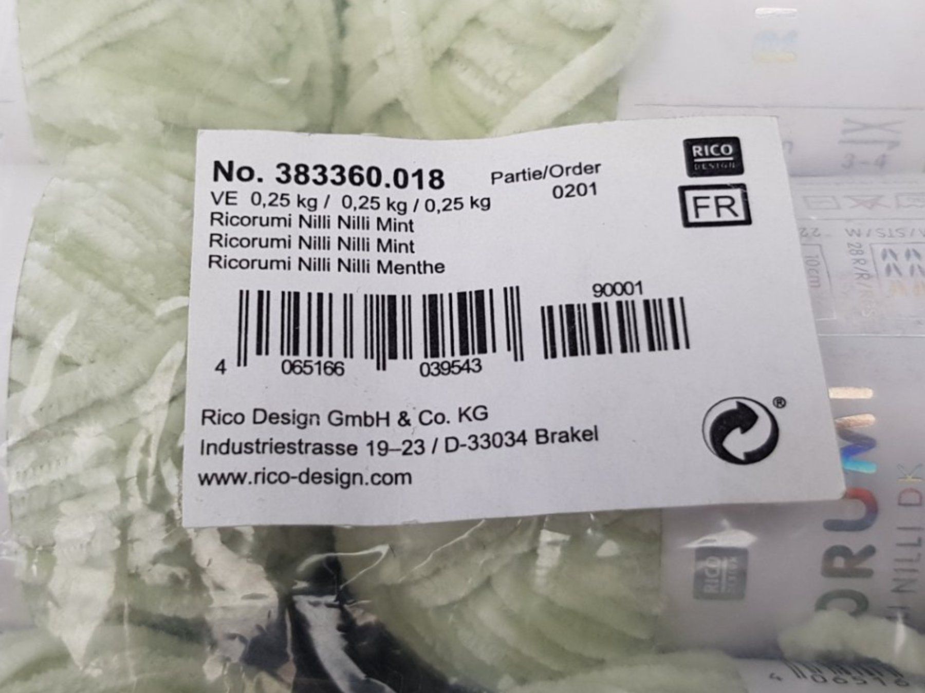Lana: RICO DESIGN flauschiges Garn Mint 10 Stk. – Nuovo (secondo la descrizione) da Suhr venduto da Restwert_Suhr 6