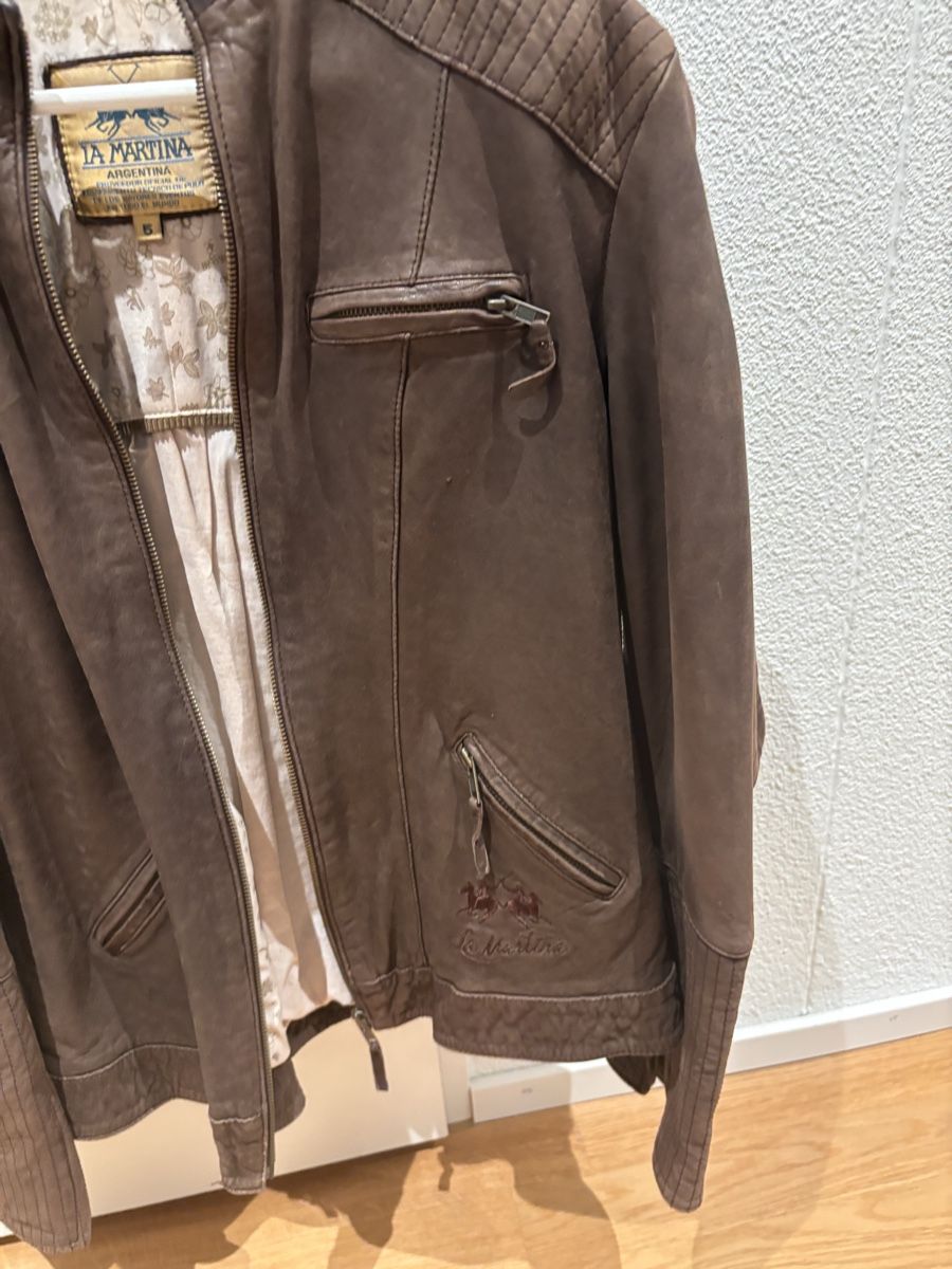 La Martina Vestes: LA MARTINA leather jacket brown size 5 – D'occasion à Derendingen par cc_229 6