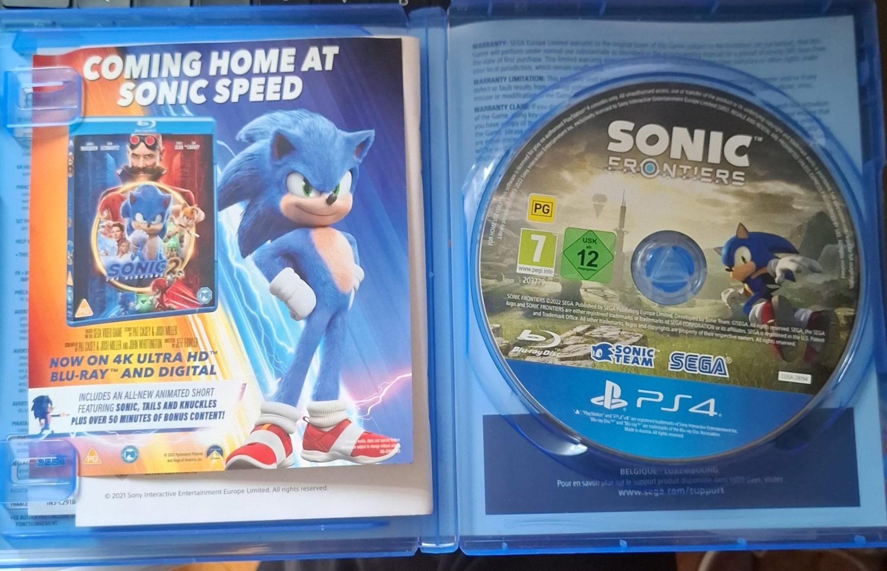 Sega Spiele: Jeu Sonic Frontiere PS4  retro compatible sur PS5 – Gebraucht aus Lausanne von fro_82zm 2