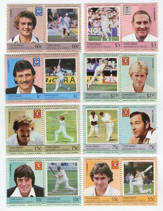 Alle Briefmarken: Briefmarken "Cricket". St.Vincent. – Neu und originalverpackt aus Basel von Butsch5