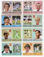 Briefmarken "Cricket". St.Vincent.