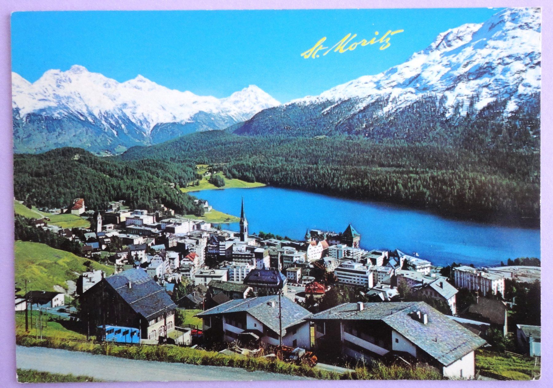 Cartes postales: St.Moritz.Dorf 1850 m ü.M. – D'occasion à Fétigny par Billy2miny