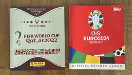 Sticker Album FIFA World Cup 2022 Panini, Euro 2024 Topps