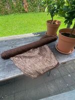 Mischgewebe, Farbe dunkelbraun/gold, B 75 cm