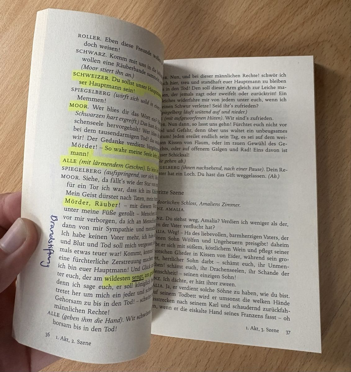 Libri: Die Räuber von Friedrich Schiller – Usato da Hünenberg See venduto da spartakus02 2