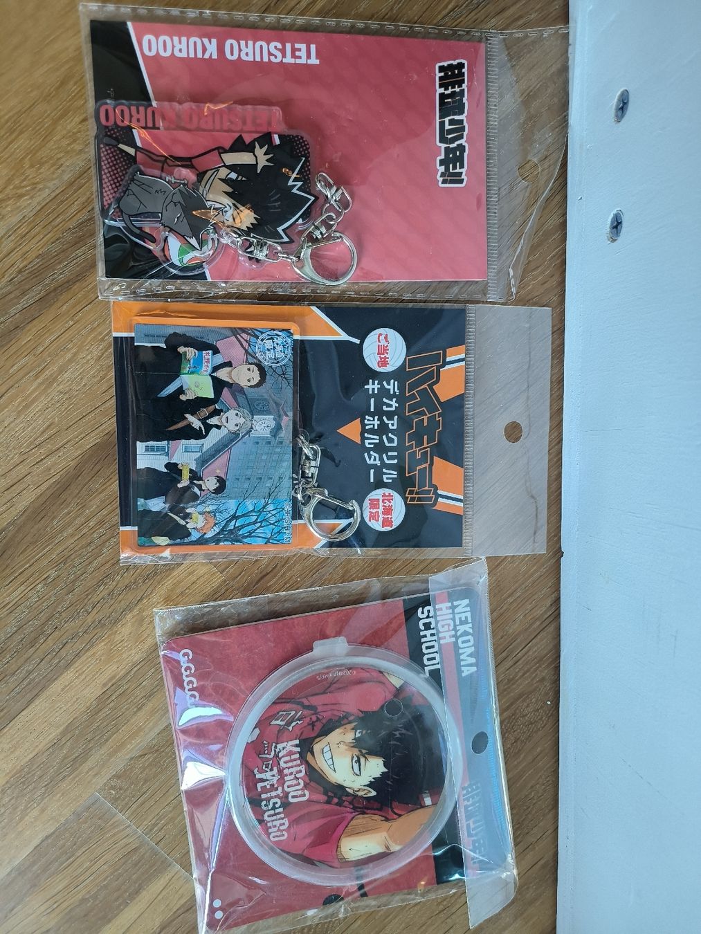 Rimorchi: original verpackte Haikyuu Anhänger und Pin – Nuovo e nell'imballaggio originale da Zug venduto da kat_q98k
