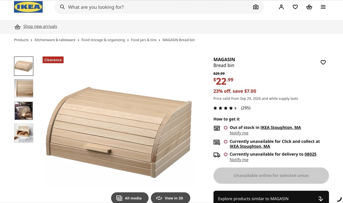 Ikea Behälter & Ähnliches: MAGASIN bread bin – Gebraucht aus liebefeld von tor_nn2l