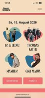 2 Tickets Openair Solothurn 15.8.26