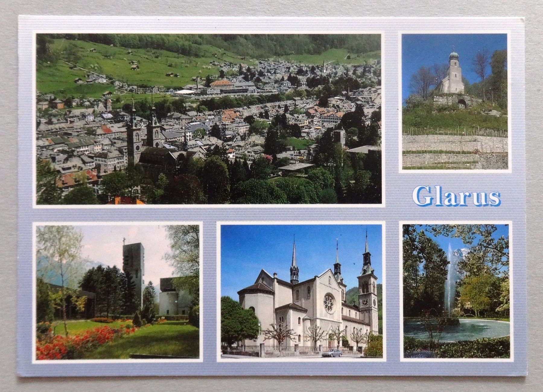 Cartoline postali: Glarus – Usato da Fétigny venduto da Billy2miny