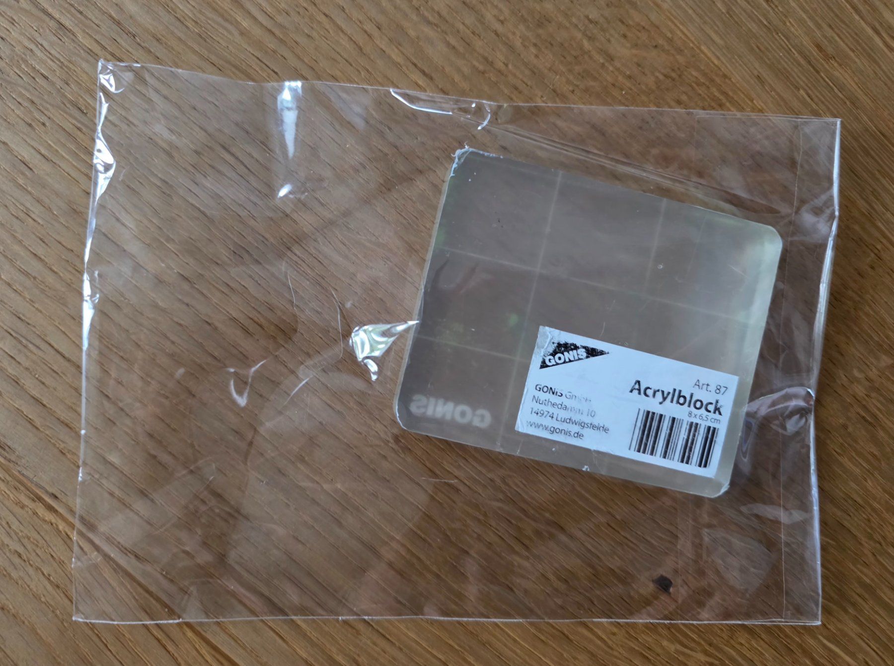 Gonis Kit bricolage: GONIS Silikonstempel Flatterhaft & Acrylblock – Nuovo (secondo la descrizione) da Richterswil venduto da adora88 1