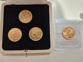 4x Goldvreneli