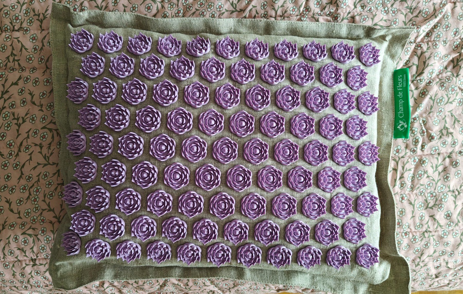 Tappetini fitness: Kit tapis+coussin Champ de fleurs Bioloka – Nuovo (secondo la descrizione) da Genève venduto da Ellem70 1