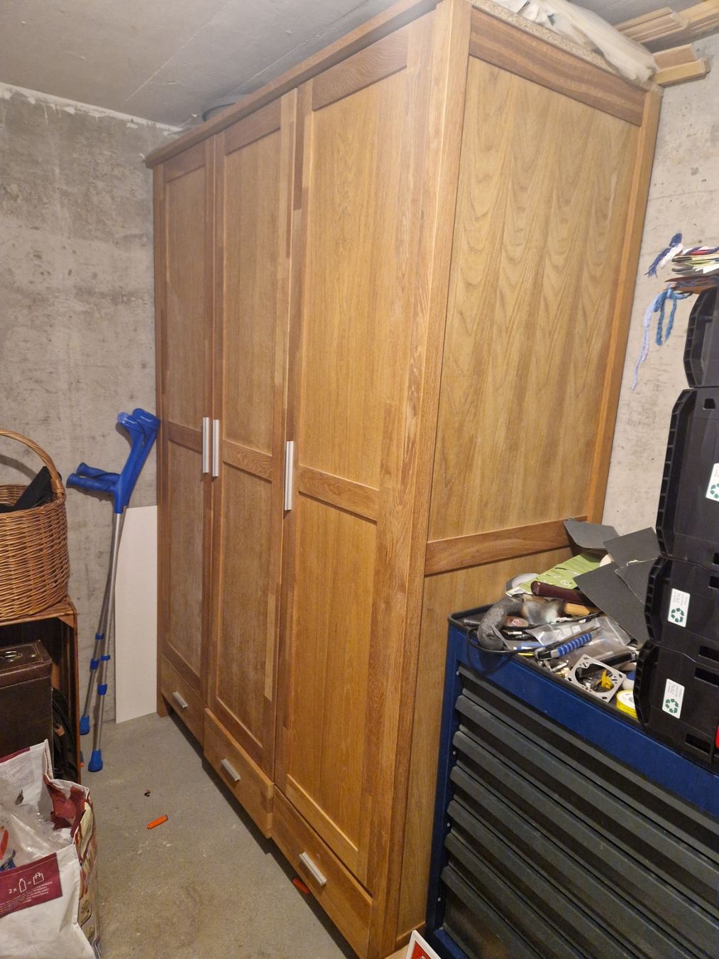 Jysk Armadi: Jysk Schrank, Holz, new oak – Usato da Metzerlen venduto da SS01 2