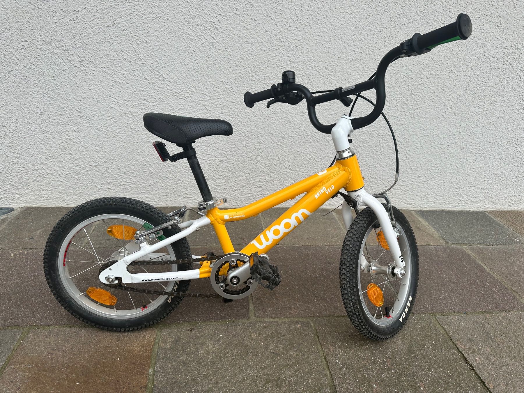 Woom 2 Kinderfahrrad, Top Zustand, gelb, sofort fahrbereit! (Gebraucht) in  Remetschwil fr CHF 310  nur Abholung auf Ricardo kaufen