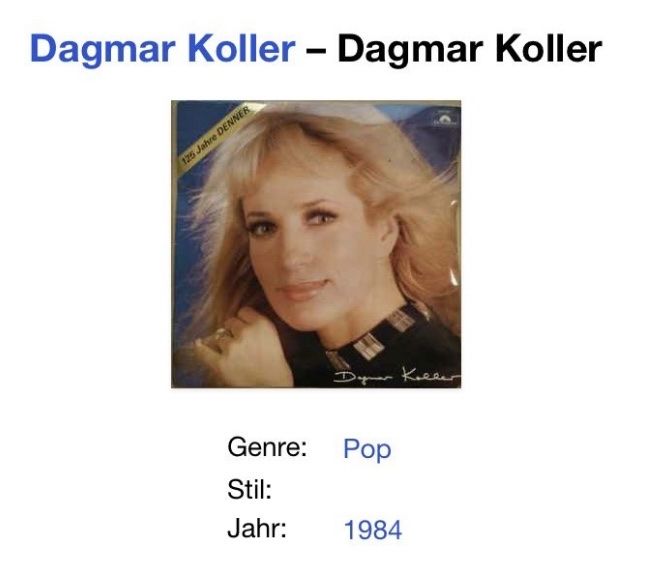 Dischi in vinile: Dagmar Koller - LP Schallplatte - 1984 – Nuovo (secondo la descrizione) da Erlenbach ZH venduto da Ritschly 3