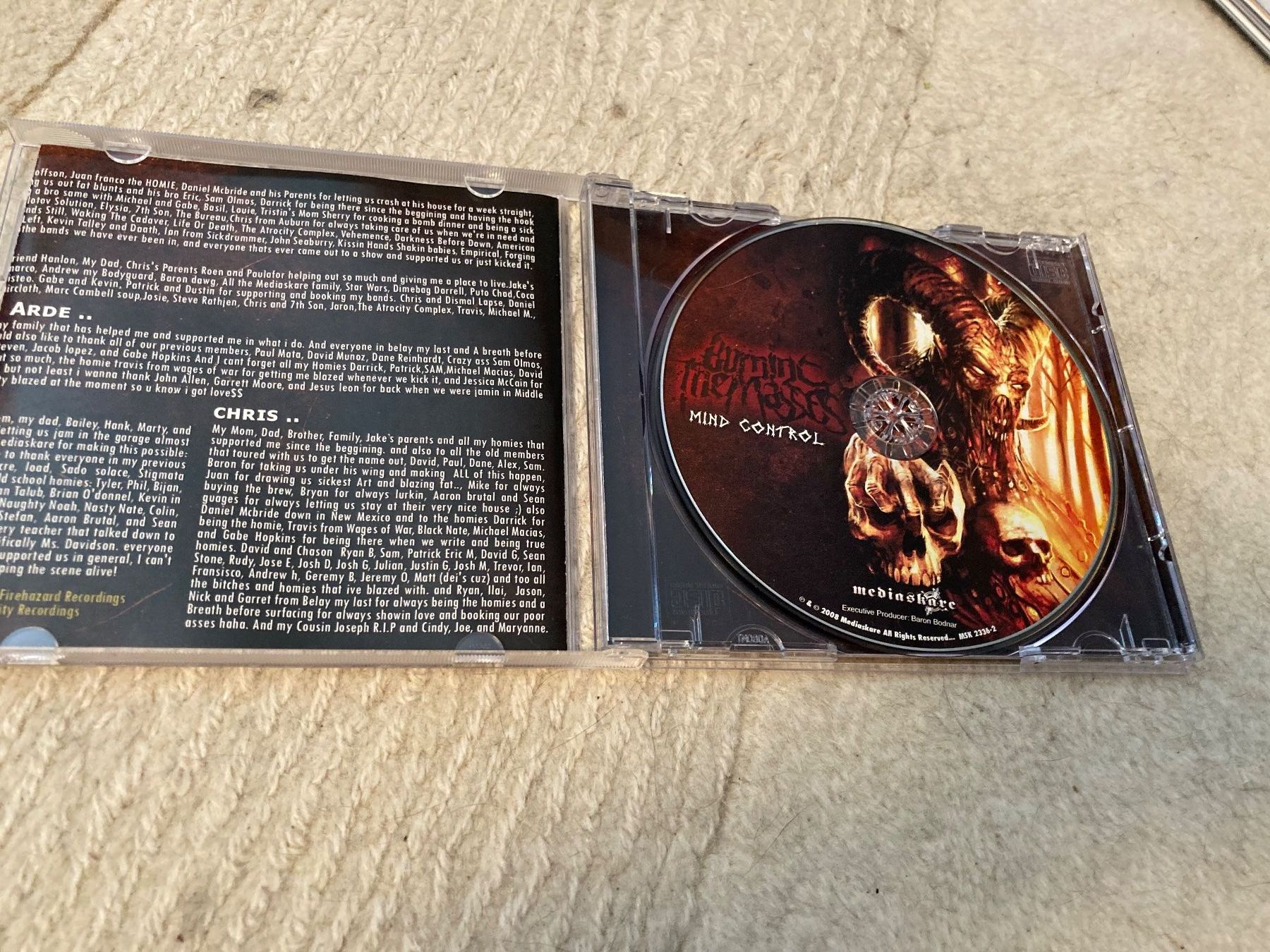 CD: Burning the Masses - Mind Control selten – Usato da Wagenhausen venduto da Novafreund283 1