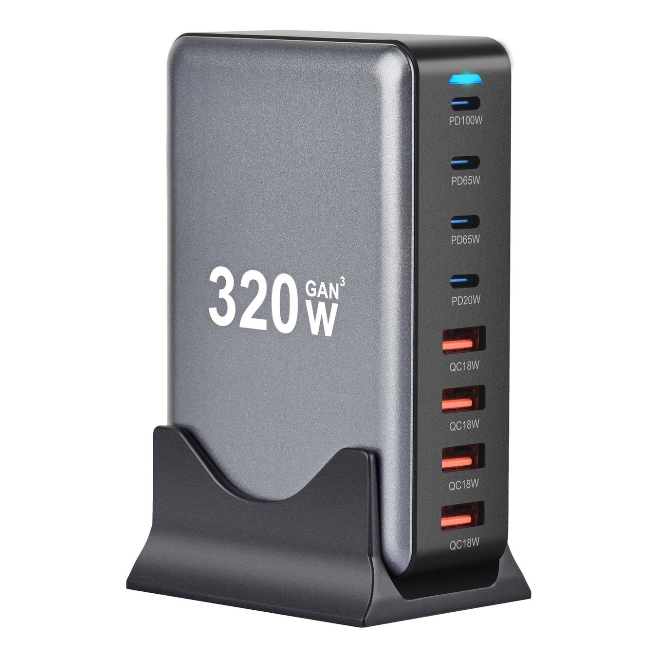 Caricabatterie: Top Ladegerät 8USB C Desktop Schnellladegerät iPhone Samsung – Nuovo e nell'imballaggio originale da Hundwil venduto da Stallone6