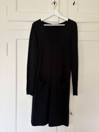 FFC Strickkleid Wolle-Kaschmir schwarz Gr. L