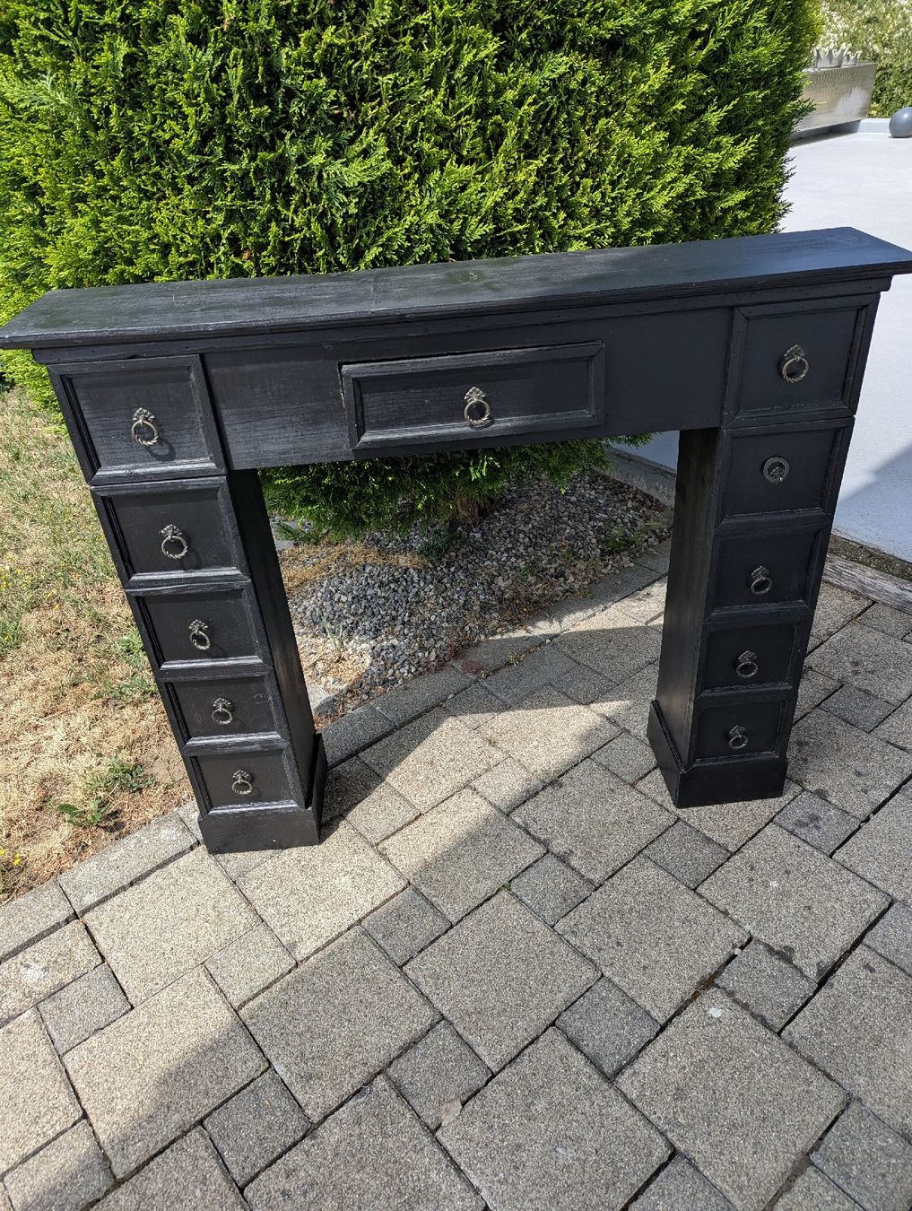 Console: Kaminkonsole schwarz  – Nuovo (secondo la descrizione) da Bettlach venduto da Costmiri