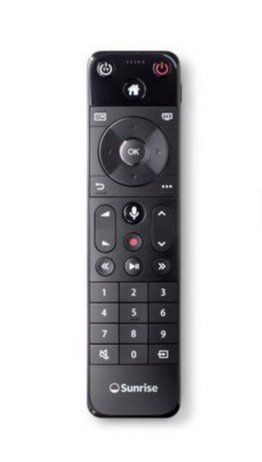 Sunrise Fernbedienungen: Télécommande Sunrise TV Box – Gebraucht aus gland von Lio_0o