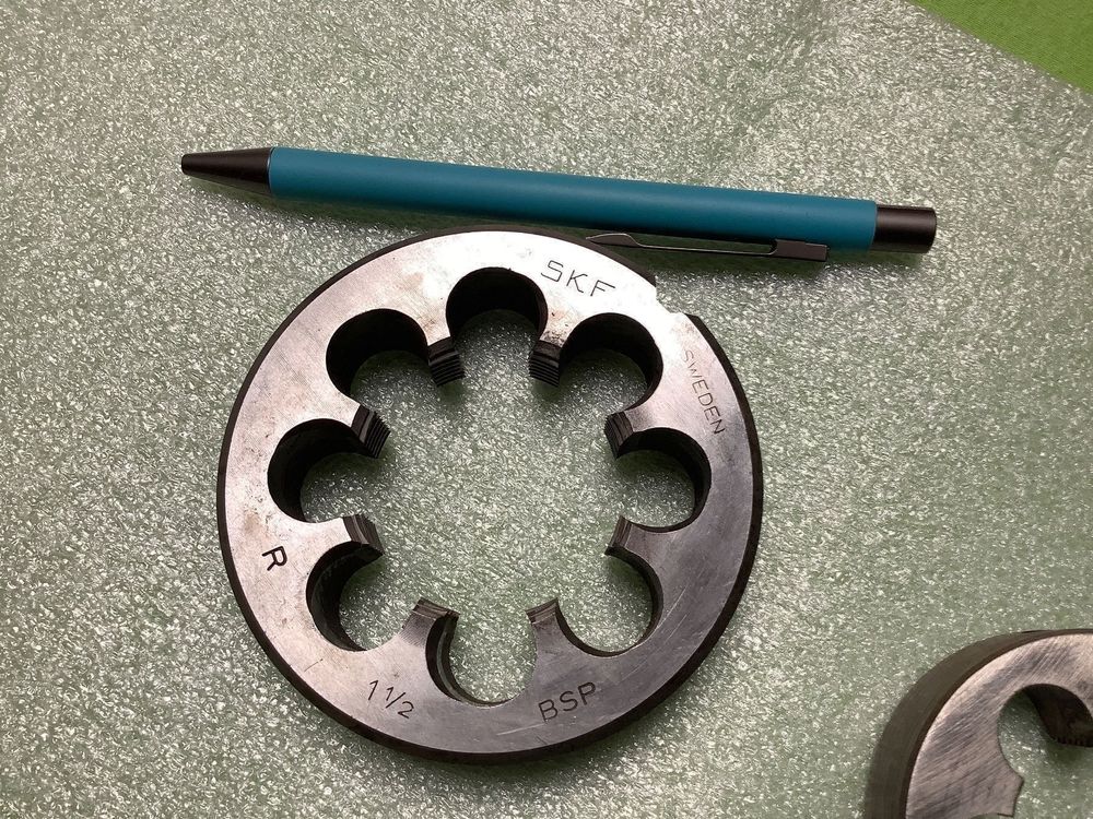 HSS BSP Rohrgewinde Schneideisen Set - Rundgewindebohrer Für Profis