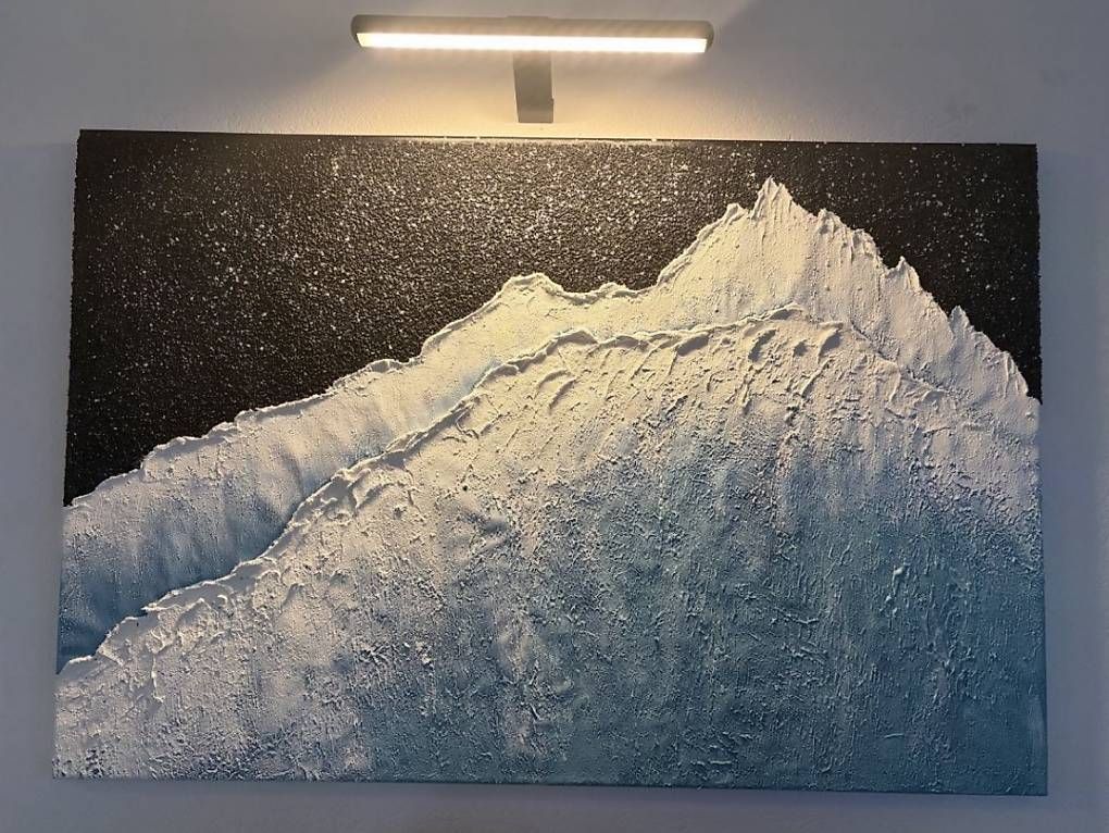 Gemälde: Leinwandbild Ozean 80x120 – Gebraucht aus Wallisellen von Beaborgezzz