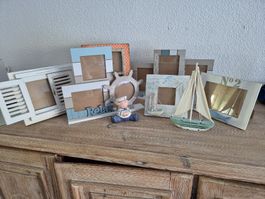 maritime Bilderrahmen und Deko. Sommerdekoration