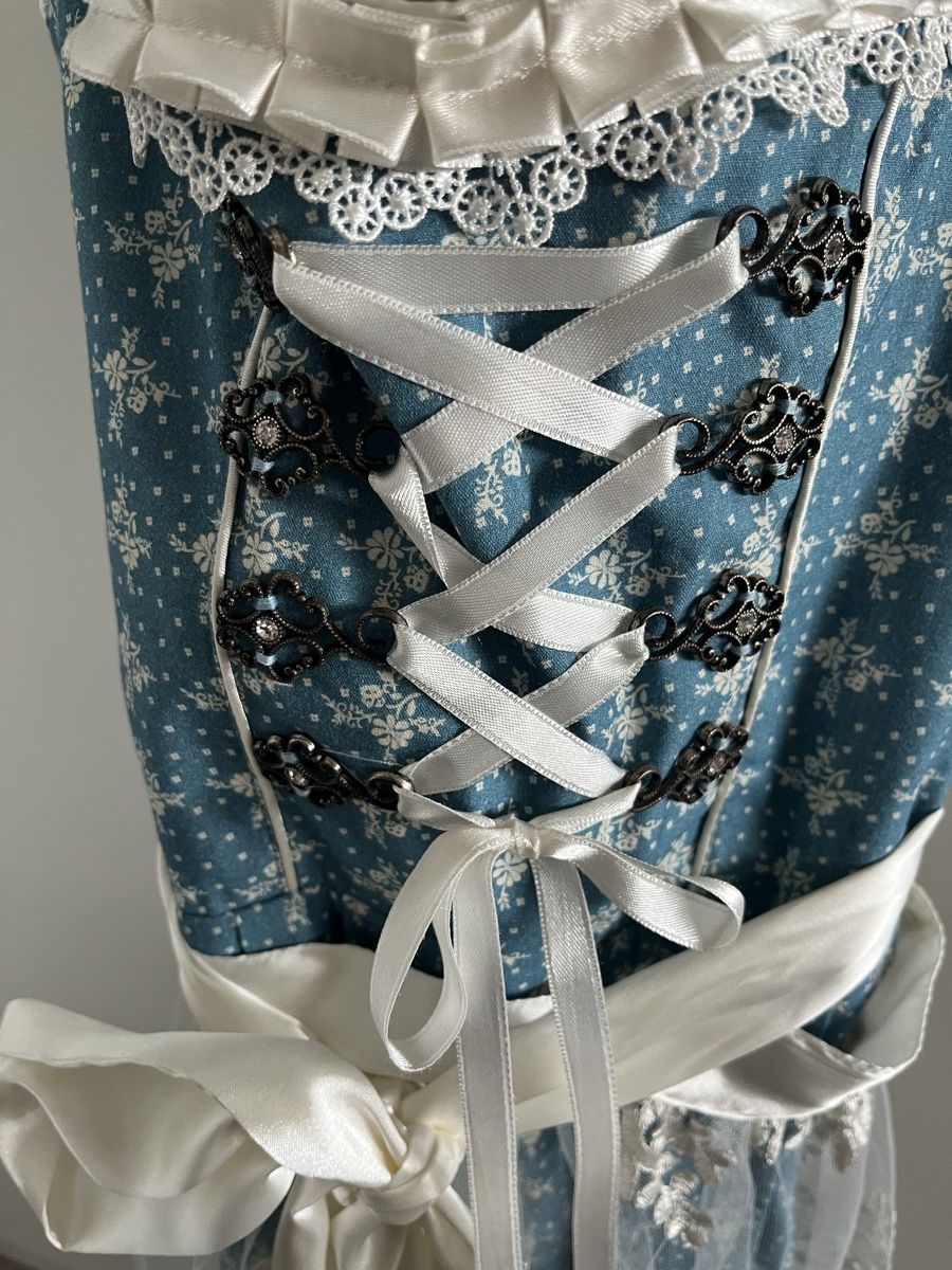 Kleider: Neues Marken Dirndl, blau/weiss, Gr. 34 – Neu (gemäss Beschreibung) aus Trimbach von jul_t9bn 2