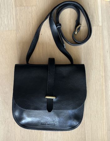 Sac bandoulière Paul Marius cuir noir bon état