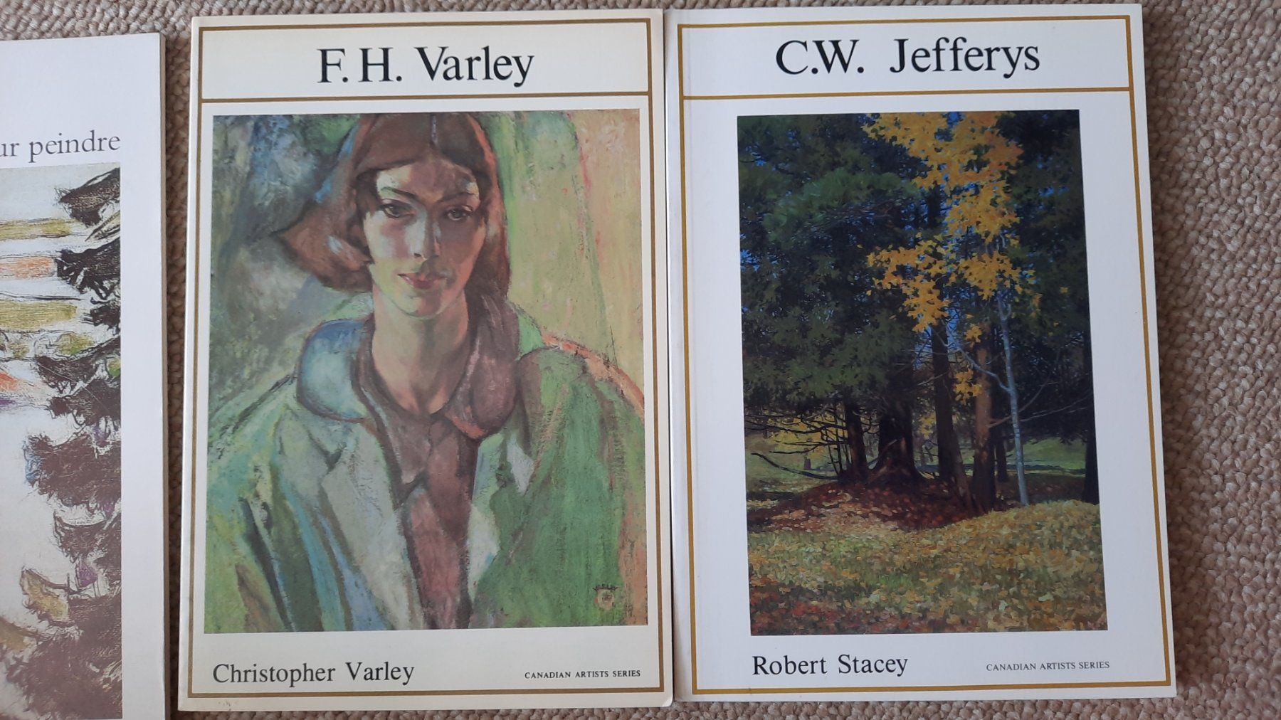 Bücher: 2 Kunstbücher; F.H. Varley und C.W. Jefferys – Gebraucht aus Niederteufen von Buecherwurm_70
