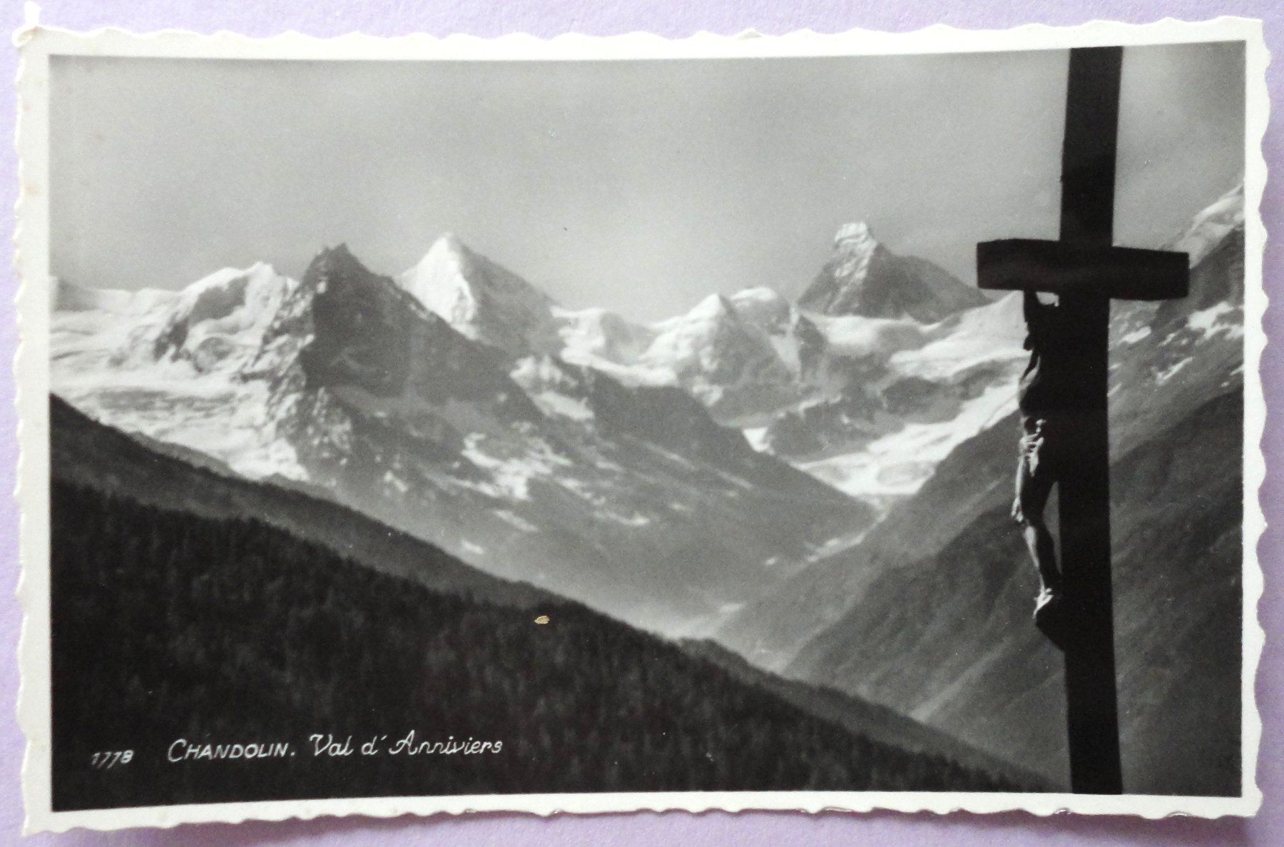 Ansichtskarten: Chandolin, Val d' Anniviers – Gebraucht aus Fétigny von Billy2miny