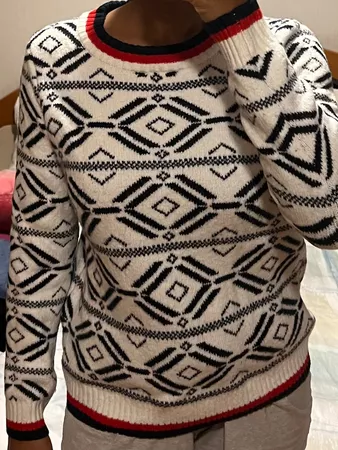 Pulli mit Muster, Grösse 36