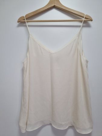 Shirt Top H&M L Beige
