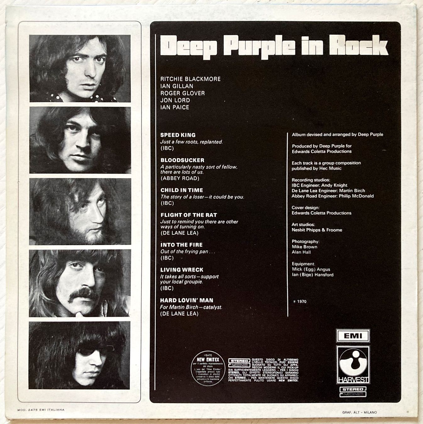 Dischi in vinile: DEEP PURPLE - DEEP PURPLE IN ROCK – Usato da Bottens venduto da hotter-than-hell 1