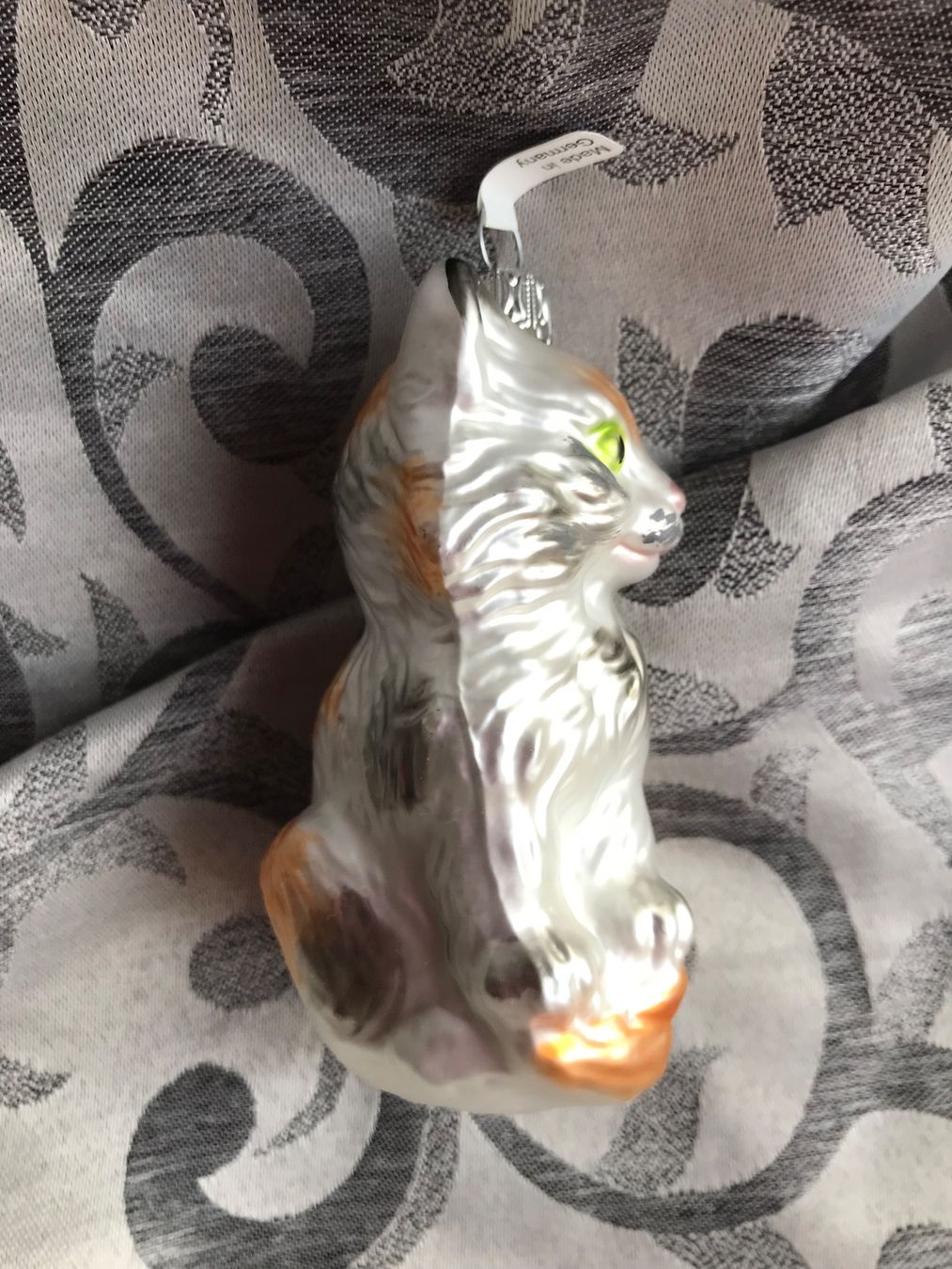 Tutte le decorazioni: Katze hellbeige Christbaumschmuck – Nuovo e nell'imballaggio originale da Alpnach Dorf venduto da marvo 3