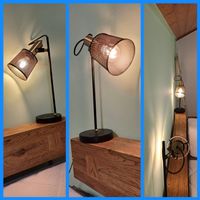 Lampe de chevet set 2 Piece.Zum Natel Aufladen!Helles Licht!