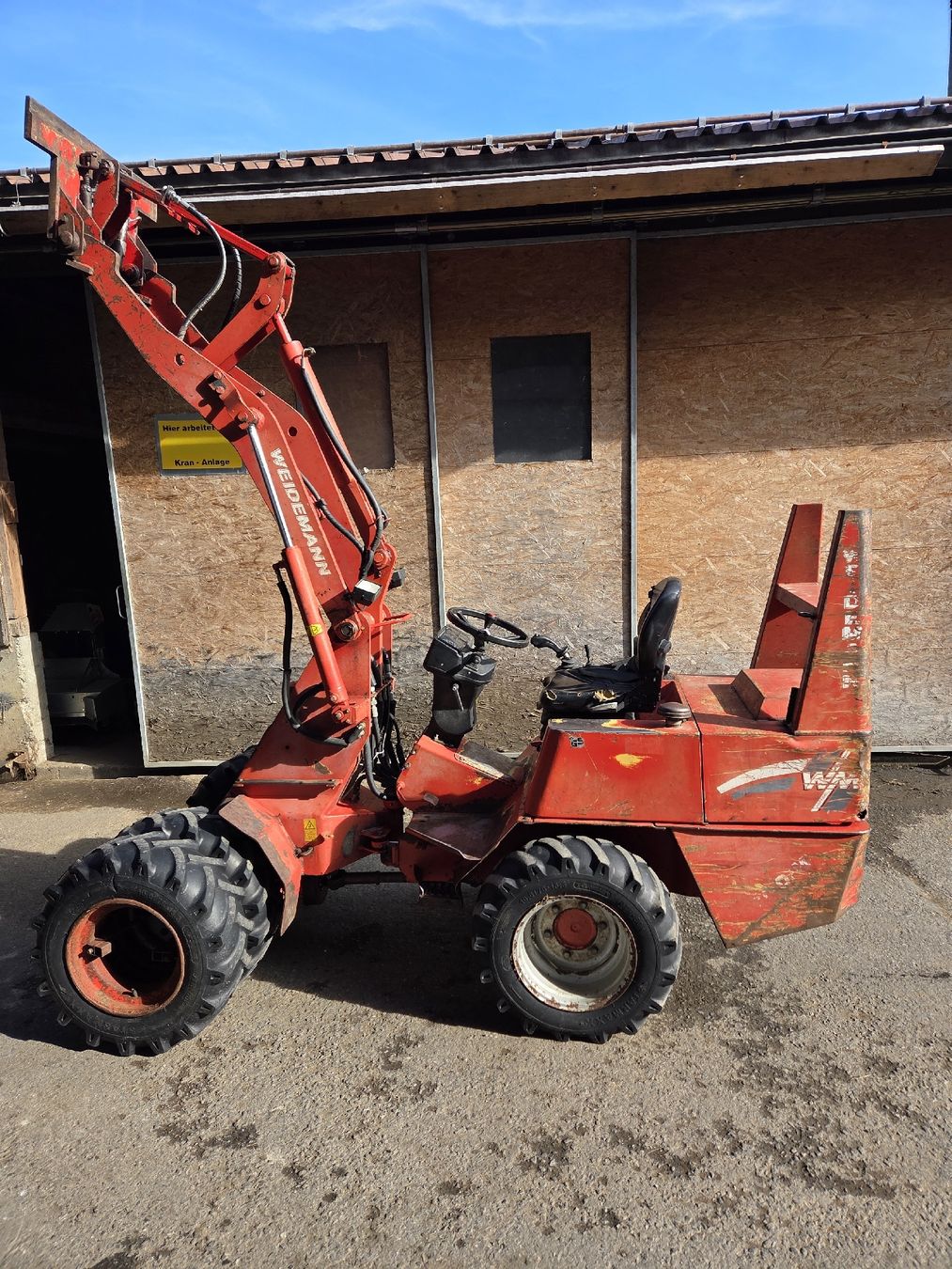 Weidemann Chargeur de ferme: Hoflader Weidemann 1070 – D'occasion à Unteriberg par Prinz011 3