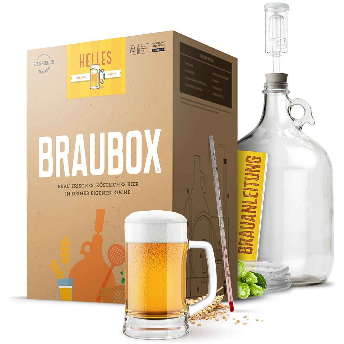 Elettrodomestici da cucina: BRAUBOX Helles Bierbrau-Set (26060642) – Nuovo (secondo la descrizione) da Zürich venduto da fundsachenverkauf