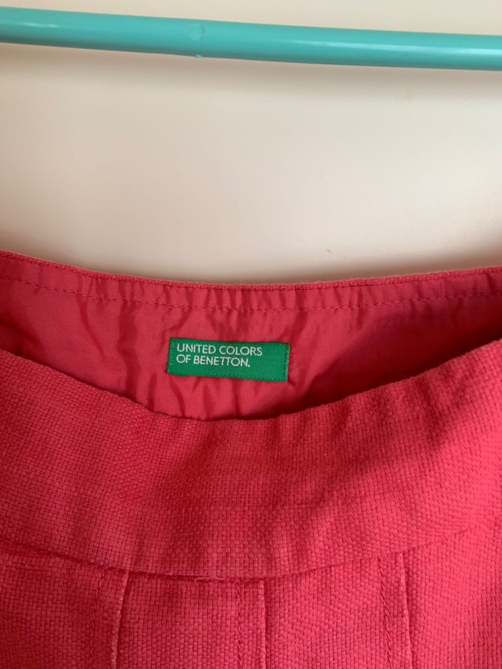 Benetton Gonne: Jupe en lin rose framboise – Usato da Ecublens VD venduto da timily 3