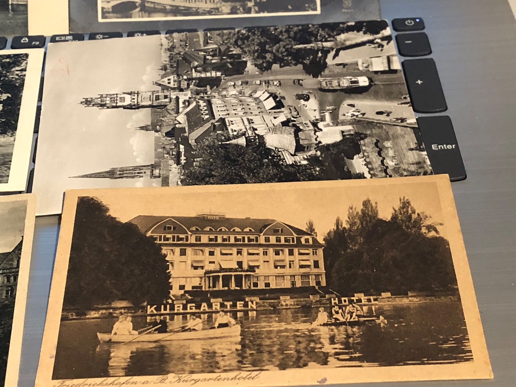 Cartoline postali: Lot mit 6 Ansichtskarten aus BADEN-Württemberg, teure Marken – Usato da Lufingen venduto da Rac0 4