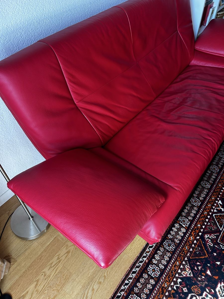 Divani: ROLF BENZ Sofa - Modell BMP 418 rot/red – Usato da Zollikofen venduto da LUKE_THRIFTS 2