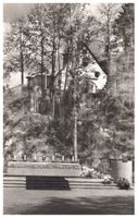 Alte Ansichtskarte, neuer Feierplatz Flüeli 1952