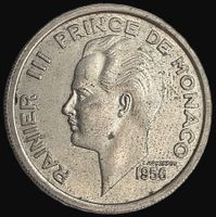 MONACO 100 FRANCS 1956 *RAR*