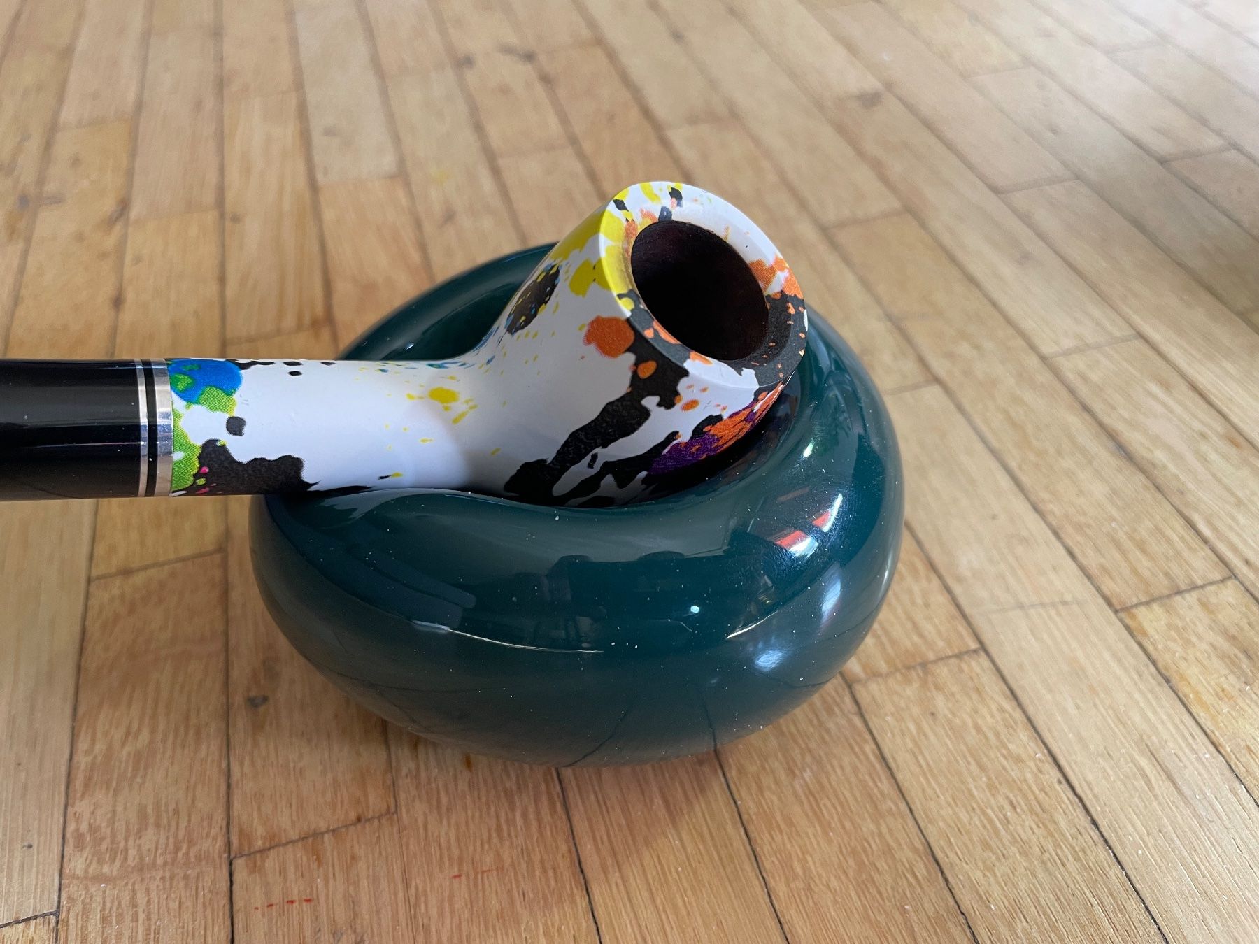 Pipe & Accessori: SAVINELLI PFEIFENSTÄNDER KERAMIK-GRÜN – Nuovo (secondo la descrizione) da Egg b. Zürich venduto da underworld 3