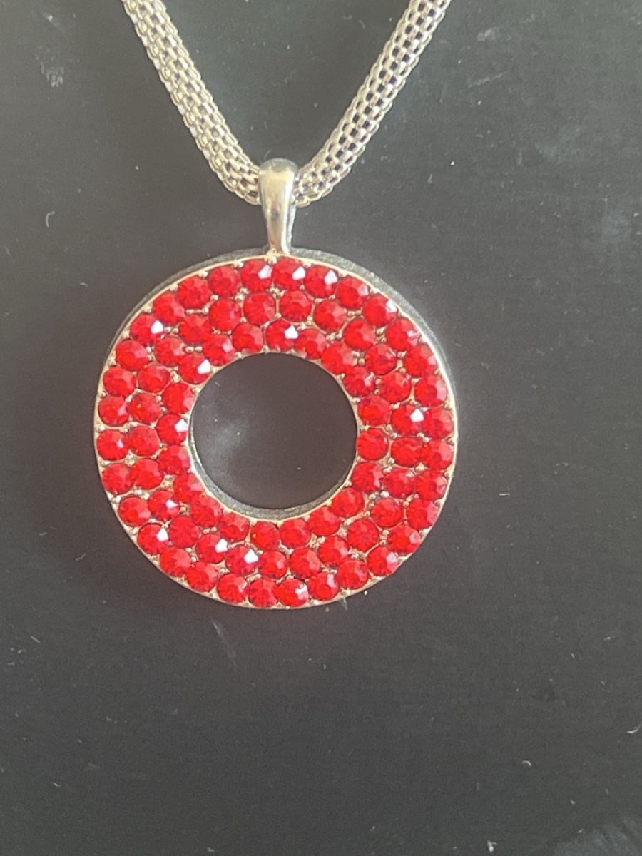 Catenine: Wunderschöne Halskette mit rotem Anhänge – Nuovo (secondo la descrizione) da Seon venduto da Sunny-Schmuck78 1