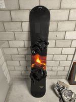 Völkl Snowboard mit Flow Bindung schwarz gebraucht
