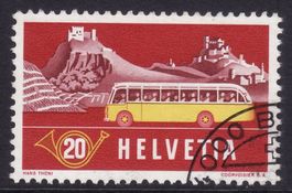 SBK-Nr. 315 (Alpenpost im Sommer 1953) gestempelt